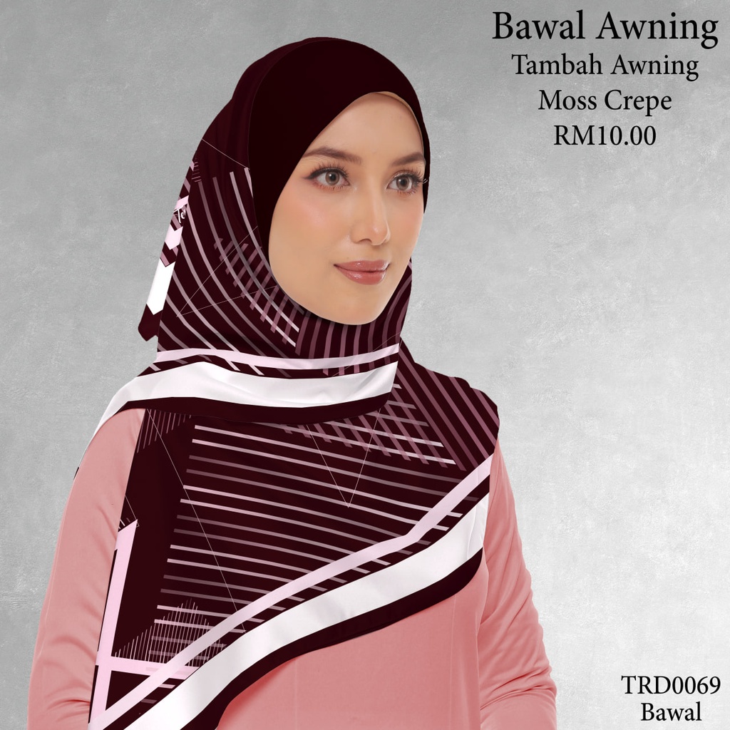 Tudung Bawal (Square Hijab) in TRD0069