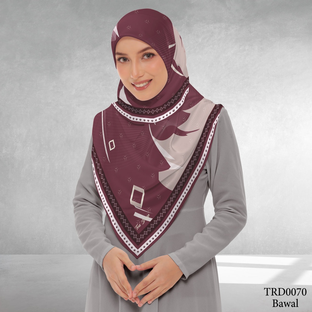 Tudung Bawal (Square Hijab) in TRD0070