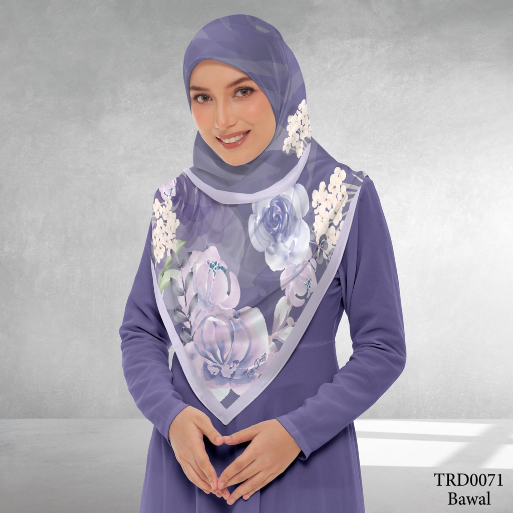 Tudung Bawal (Square Hijab) in TRD0071