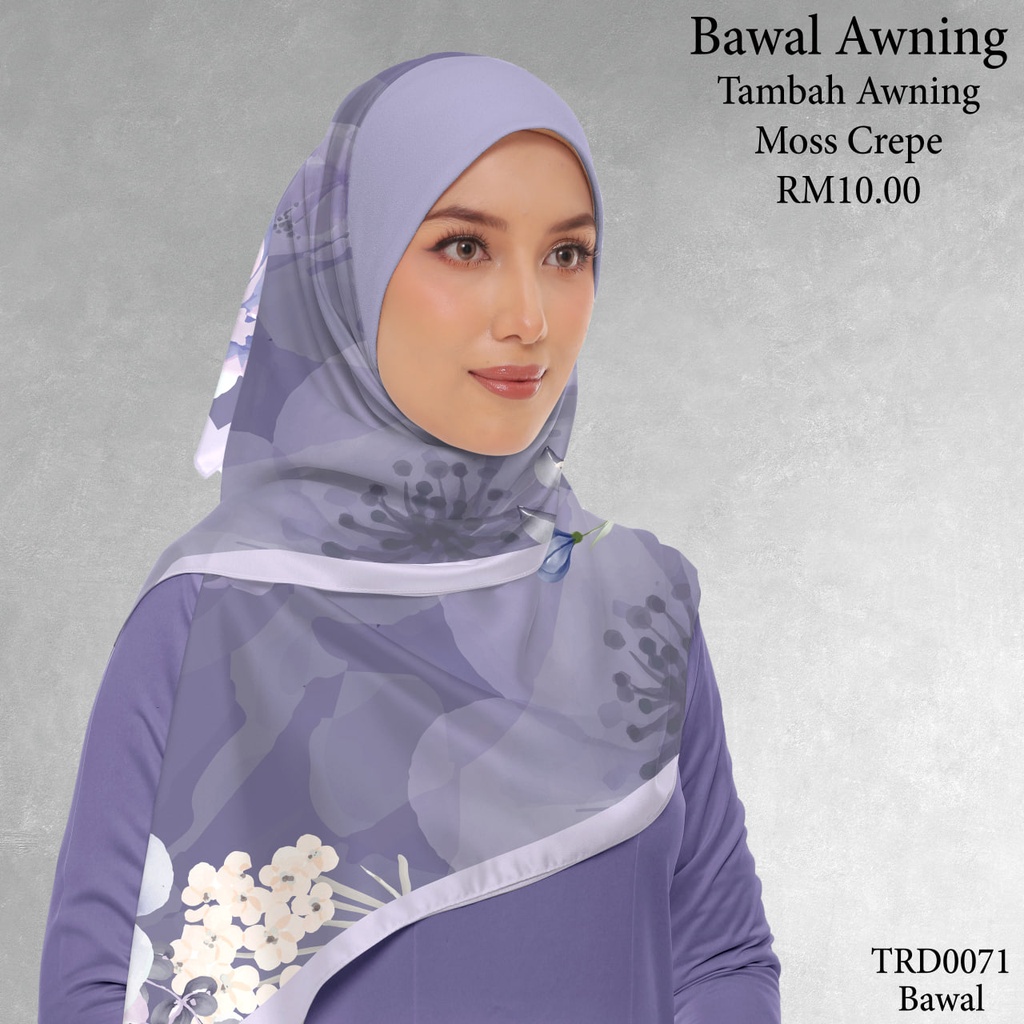 Tudung Bawal (Square Hijab) in TRD0071