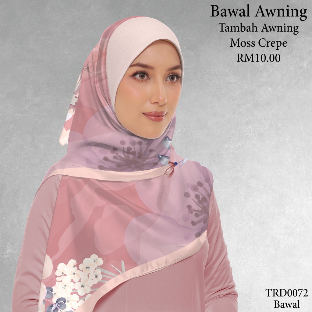 Tudung Bawal (Square Hijab) in TRD0072