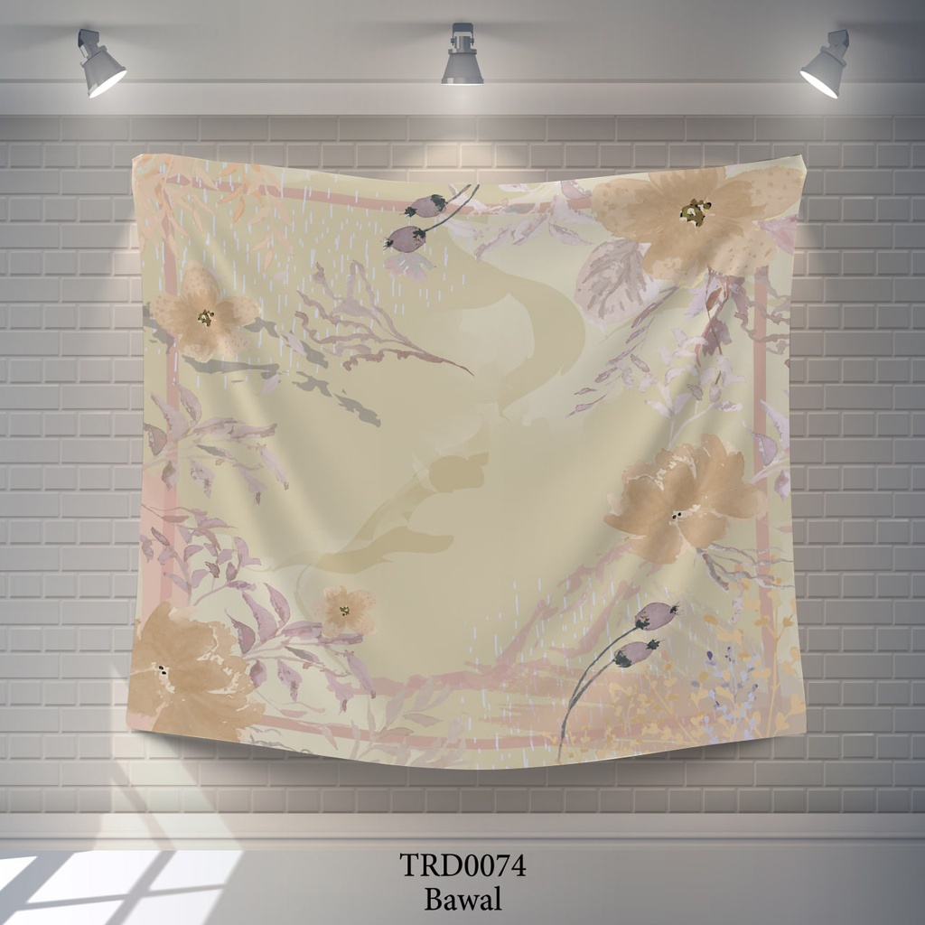 Tudung Bawal (Square Hijab) in TRD0074