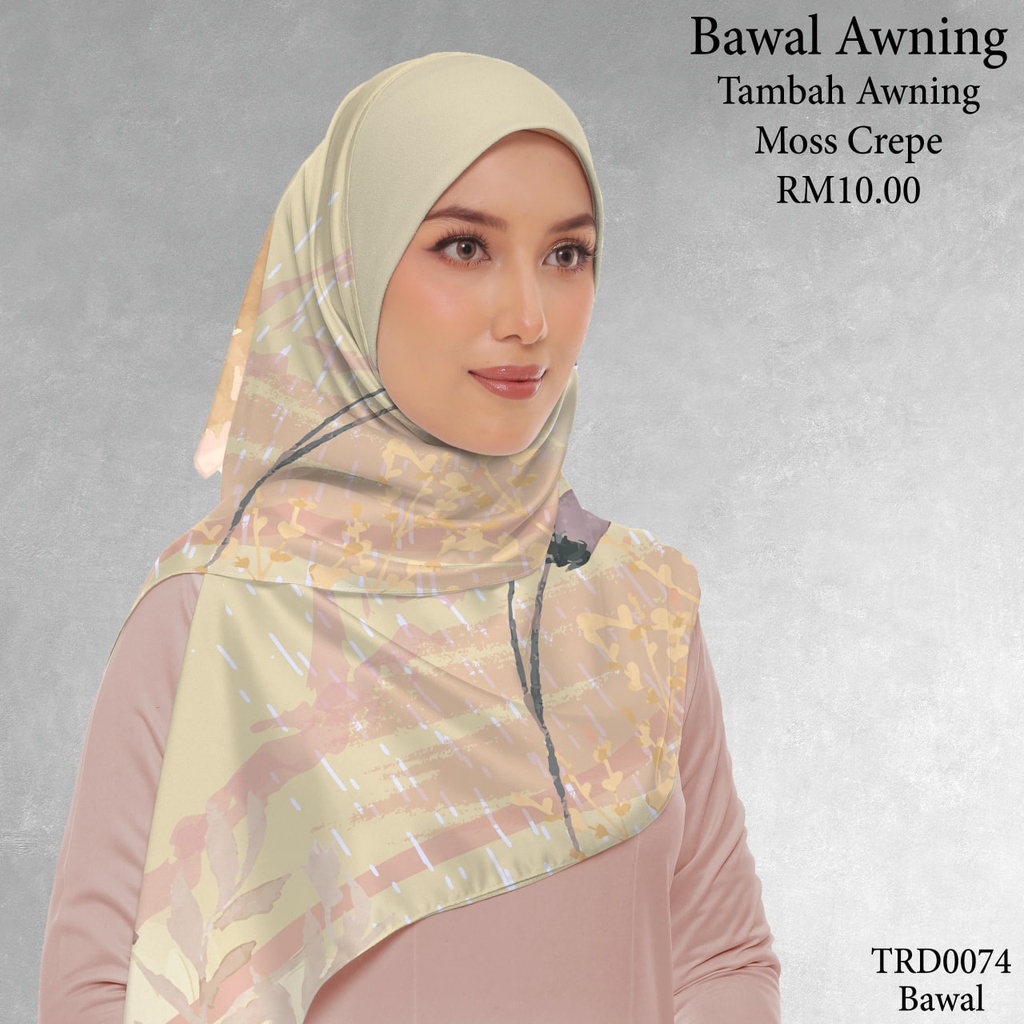 Tudung Bawal (Square Hijab) in TRD0074