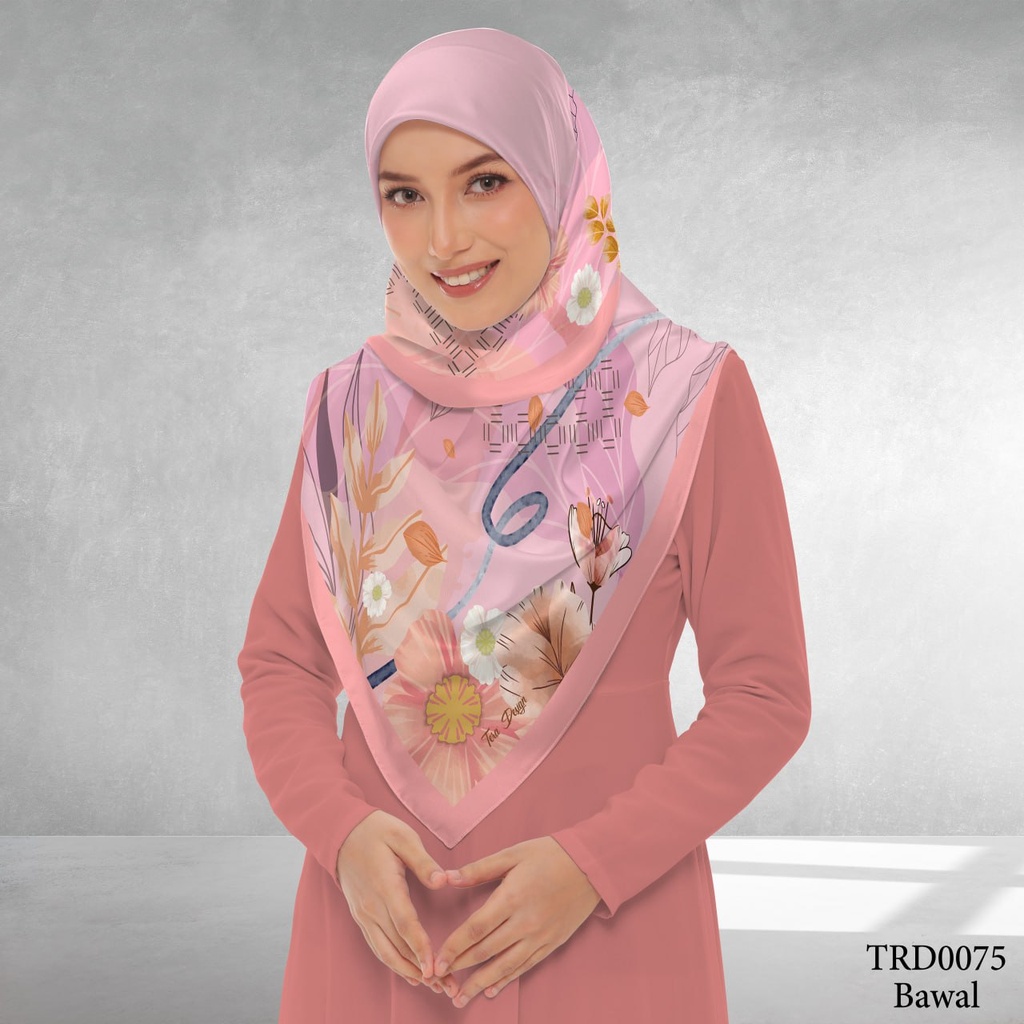 Tudung Bawal (Square Hijab) in TRD0075