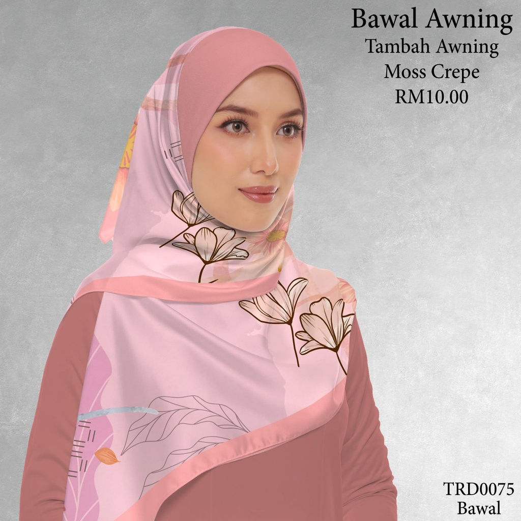 Tudung Bawal (Square Hijab) in TRD0075