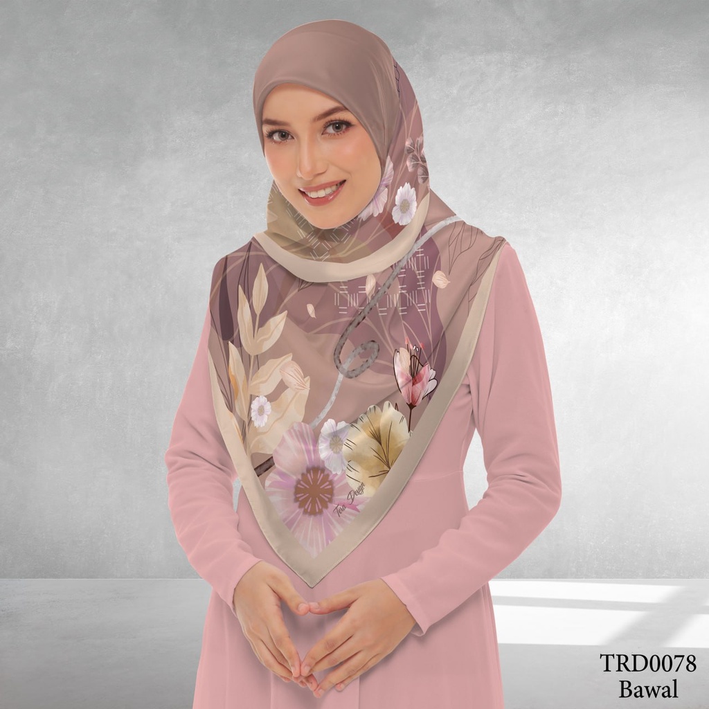 Tudung Bawal (Square Hijab) in TRD0078