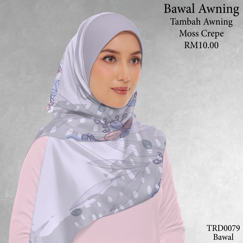 Tudung Bawal (Square Hijab) in TRD0079