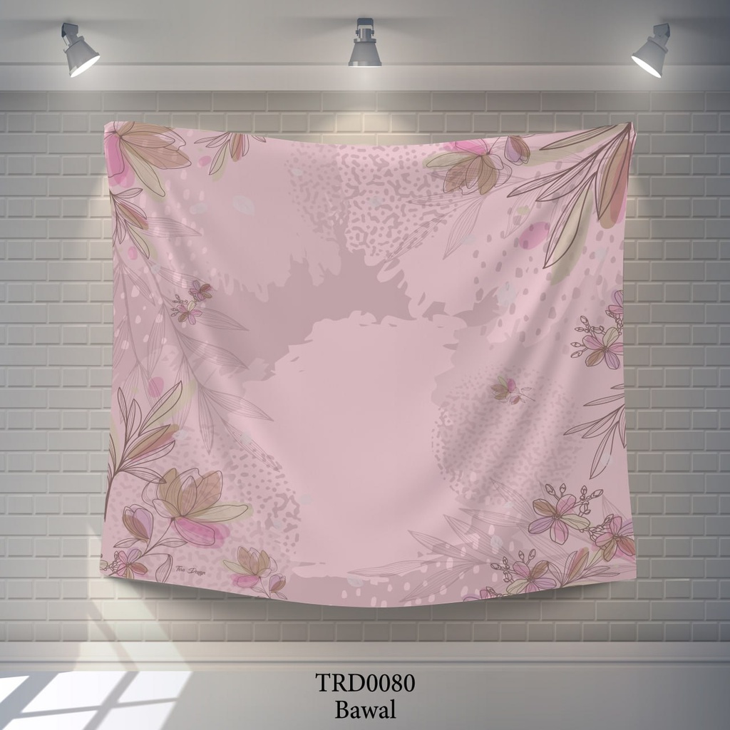 Tudung Bawal (Square Hijab) in TRD0080