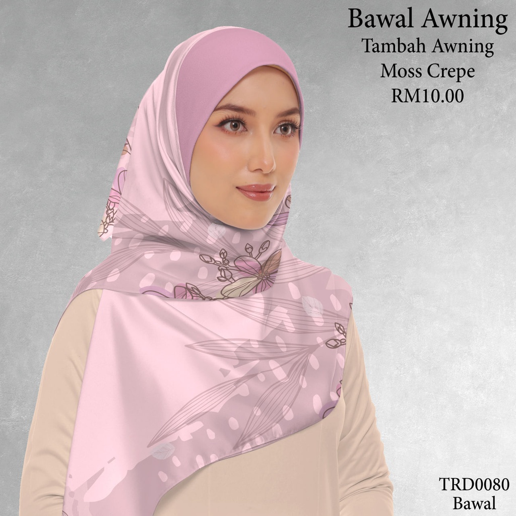 Tudung Bawal (Square Hijab) in TRD0080