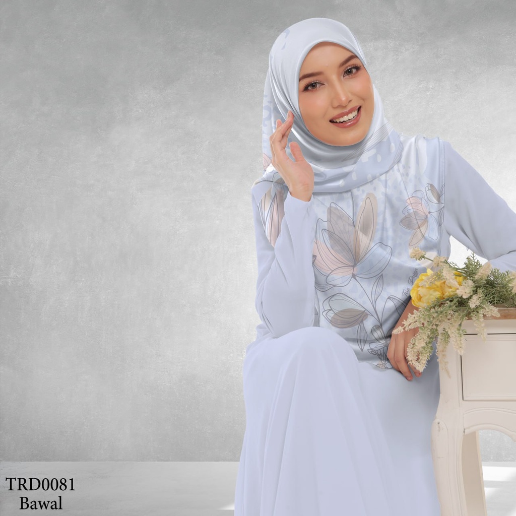 Tudung Bawal (Square Hijab) in TRD0081