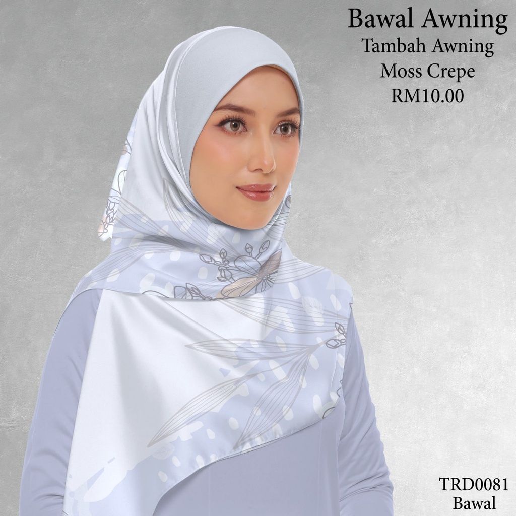 Tudung Bawal (Square Hijab) in TRD0081