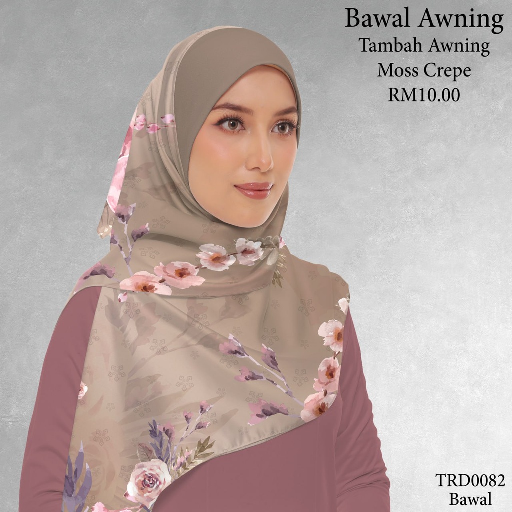 Tudung Bawal (Square Hijab) in TRD0082