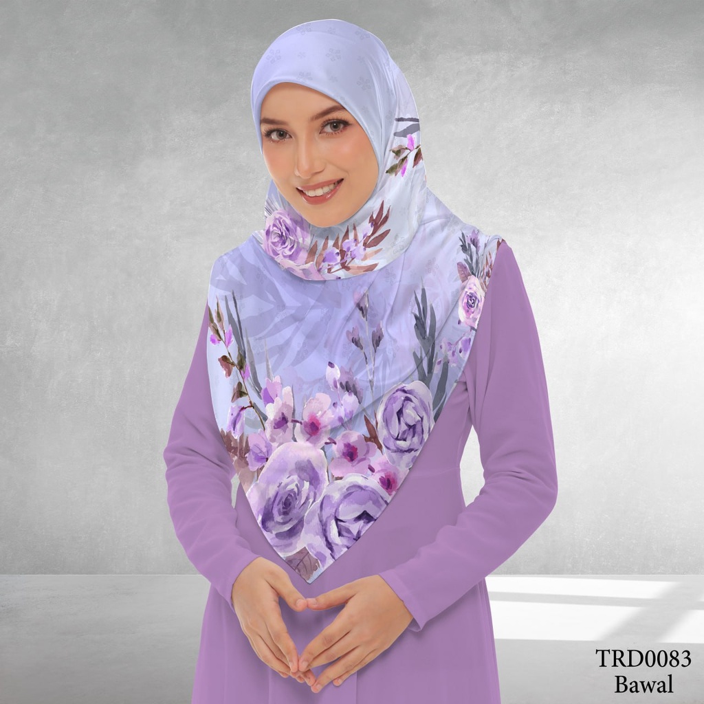 Tudung Bawal (Square Hijab) in TRD0083