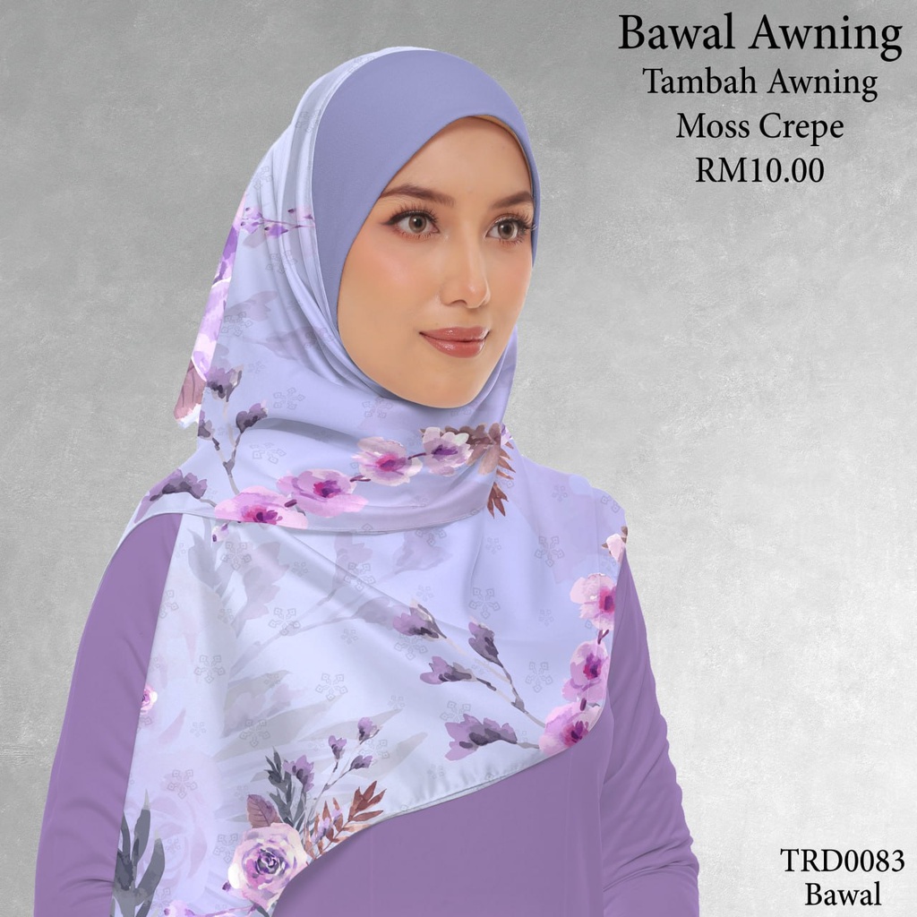 Tudung Bawal (Square Hijab) in TRD0083