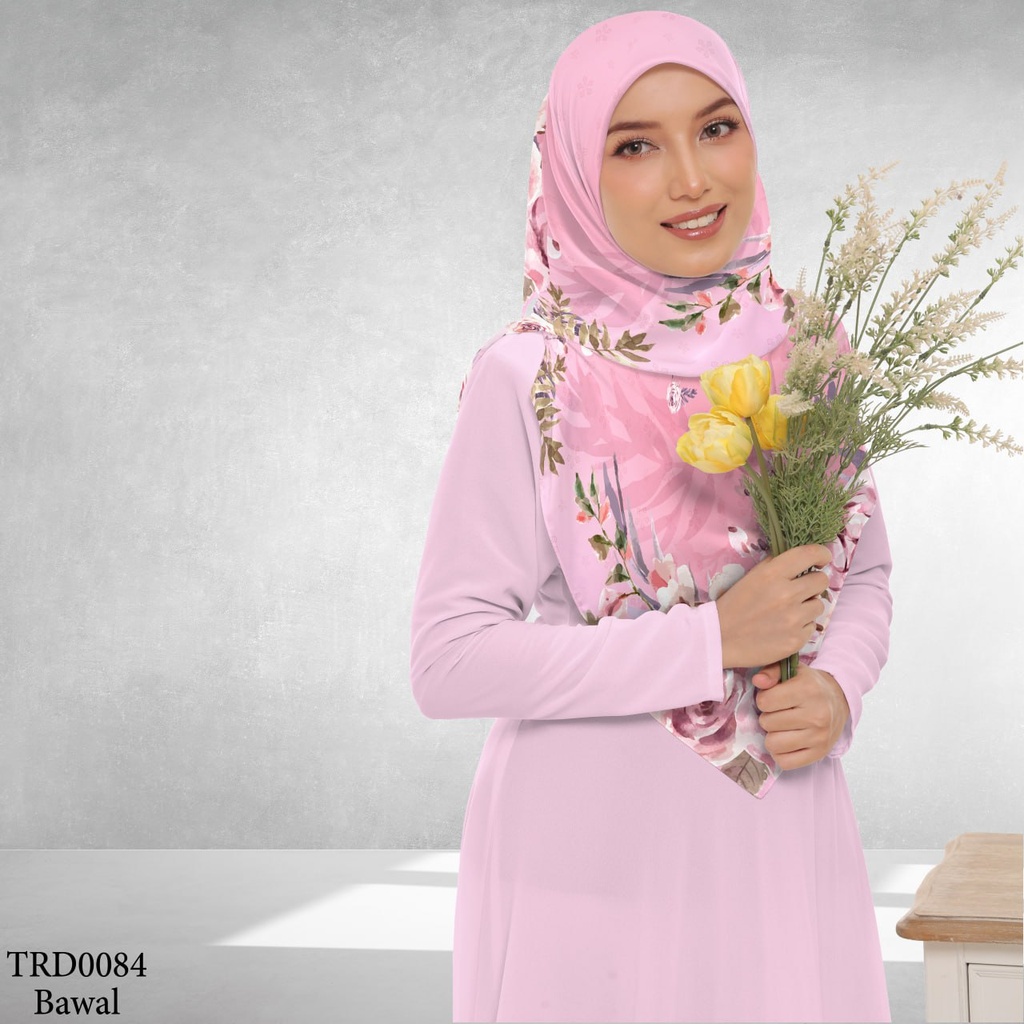 Tudung Bawal (Square Hijab) in TRD0084