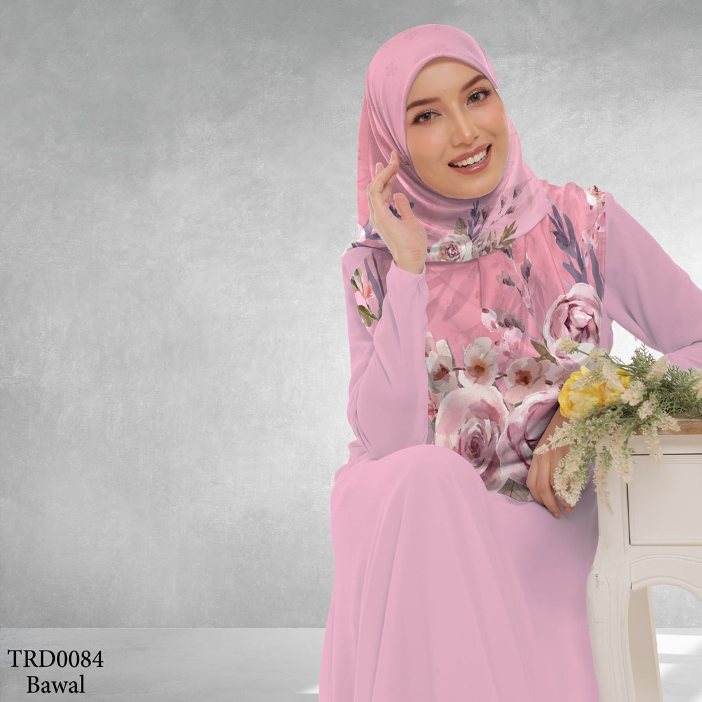 Tudung Bawal (Square Hijab) in TRD0084