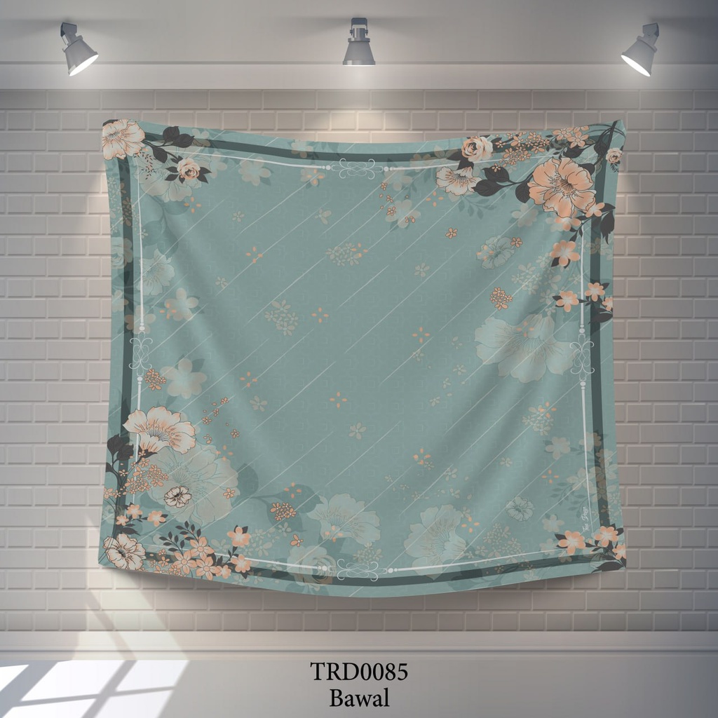 Tudung Bawal (Square Hijab) in TRD0085