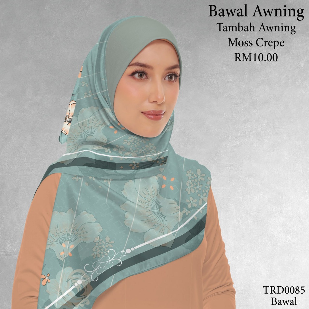 Tudung Bawal (Square Hijab) in TRD0085