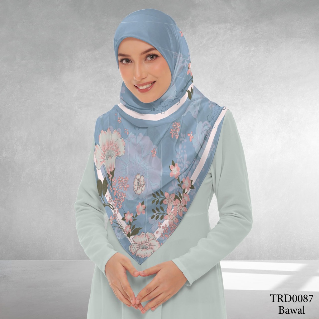 Tudung Bawal (Square Hijab) in TRD0087