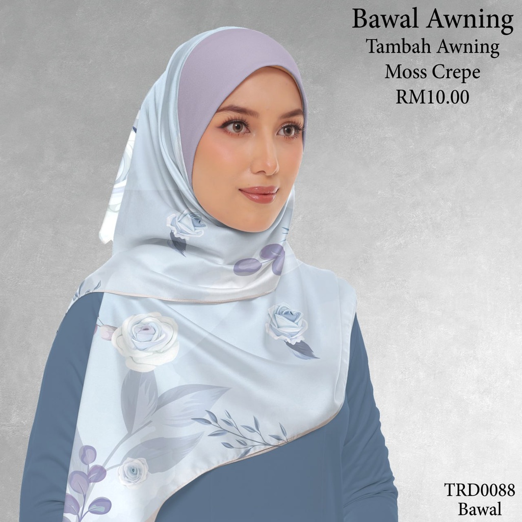 Tudung Bawal (Square Hijab) in TRD0088