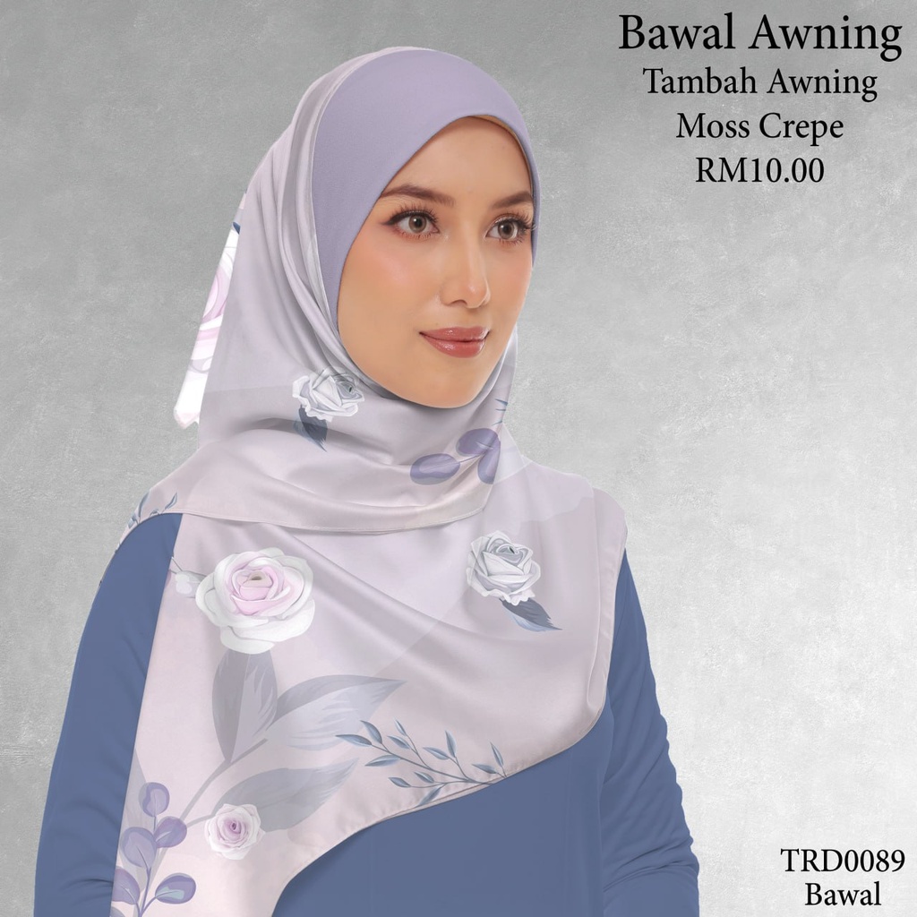 Tudung Bawal (Square Hijab) in TRD0089