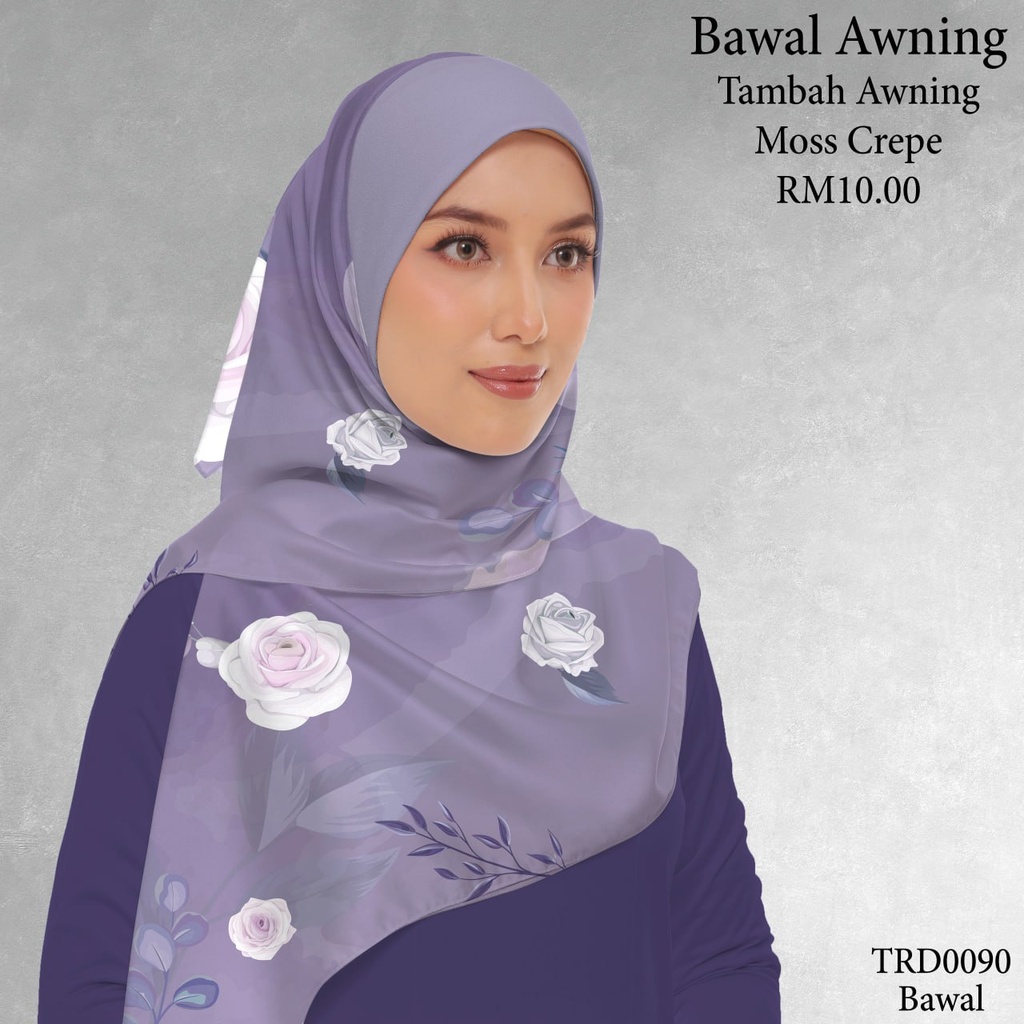 Tudung Bawal (Square Hijab) in TRD0090