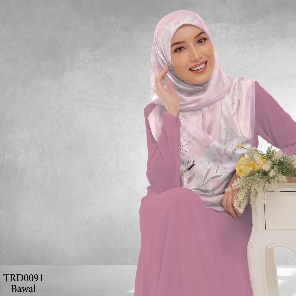 Tudung Bawal (Square Hijab) in TRD0091