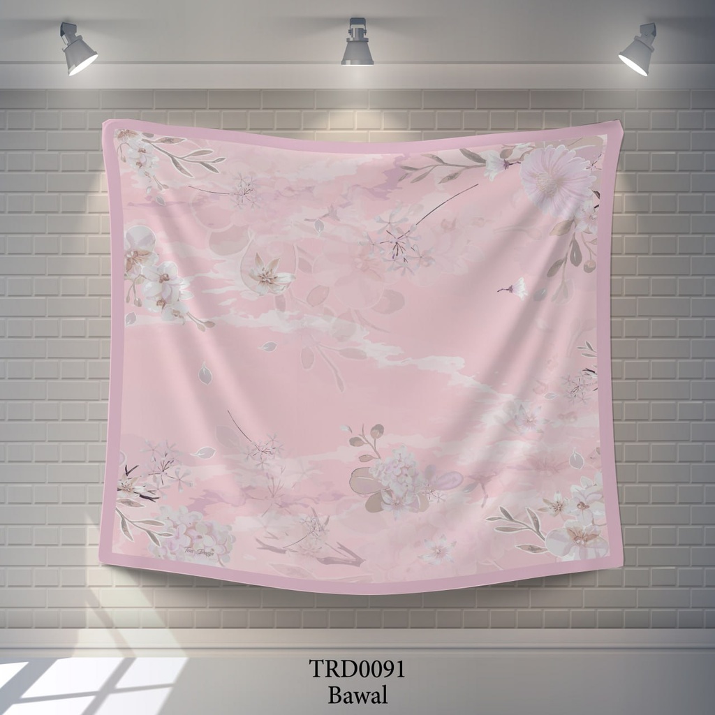 Tudung Bawal (Square Hijab) in TRD0091