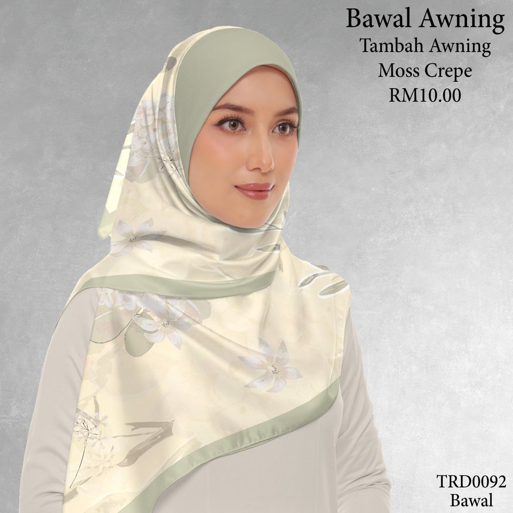 Tudung Bawal (Square Hijab) in TRD0092