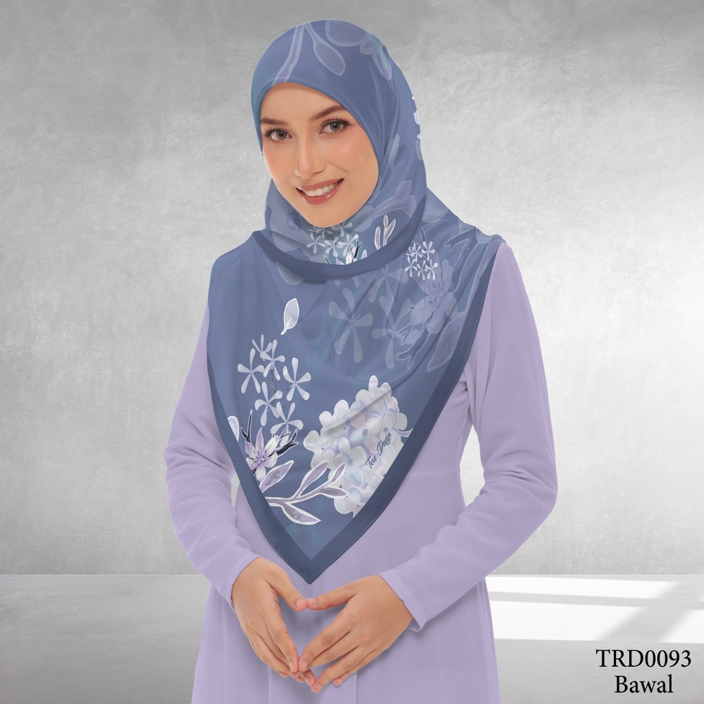 Tudung Bawal (Square Hijab) in TRD0093