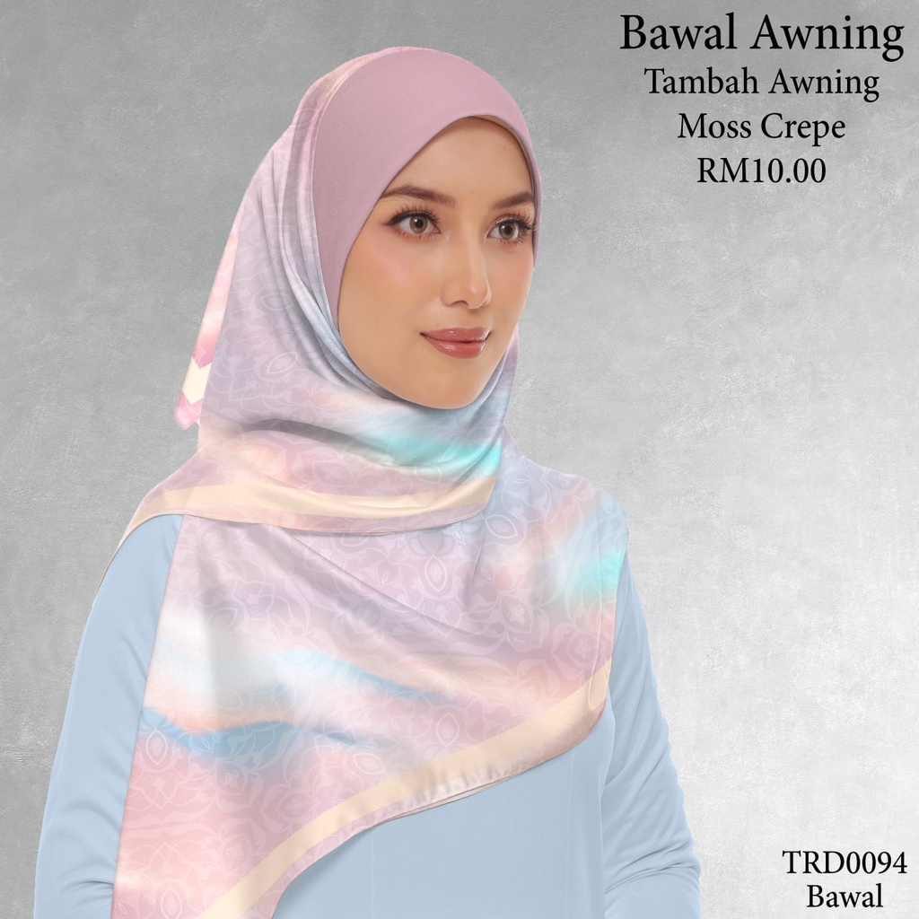 Tudung Bawal (Square Hijab) in TRD0094