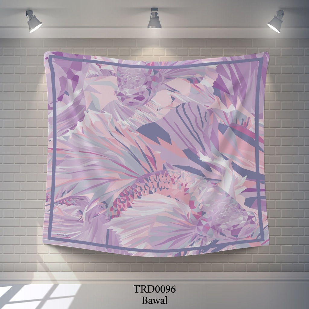 Tudung Bawal (Square Hijab) in TRD0096