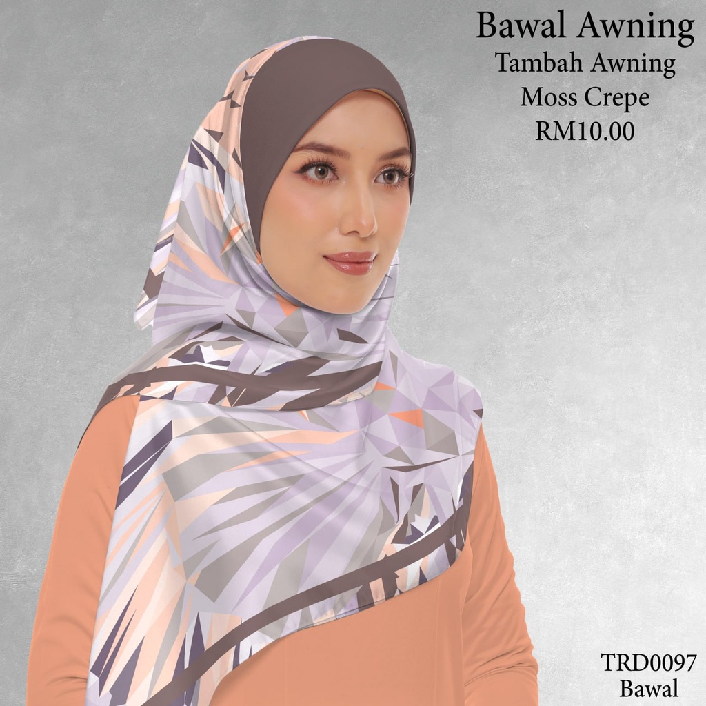 Tudung Bawal (Square Hijab) in TRD0097