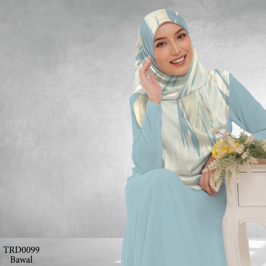 Tudung Bawal (Square Hijab) in TRD0099