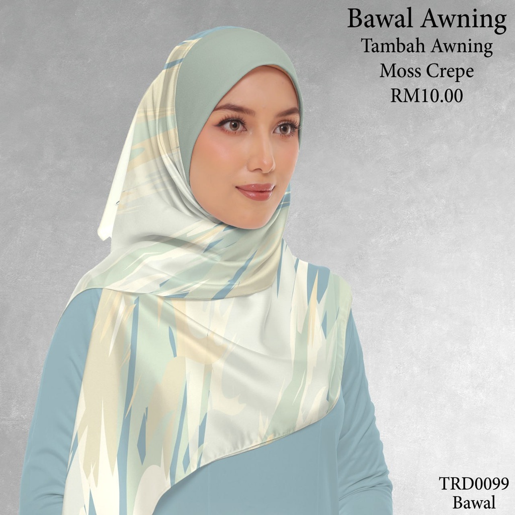 Tudung Bawal (Square Hijab) in TRD0099