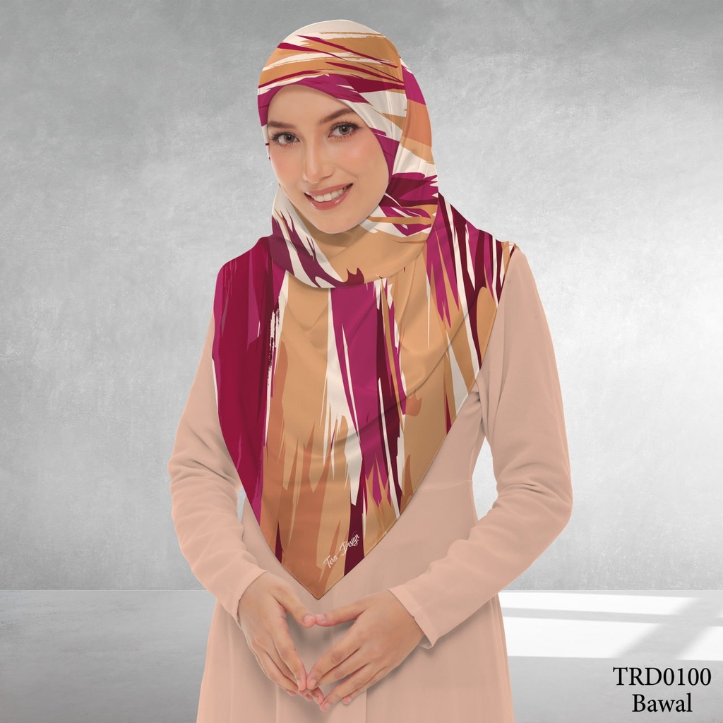 Tudung Bawal (Square Hijab) in TRD0100