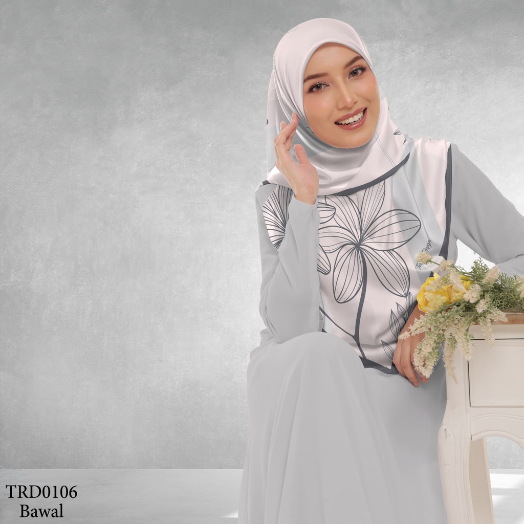 Tudung Bawal (Square Hijab) in TRD0106