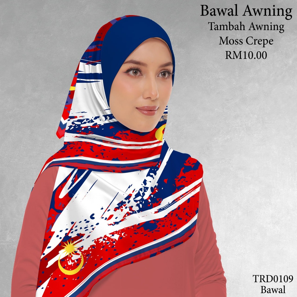 Tudung Bawal (Square Hijab) in TRD0109