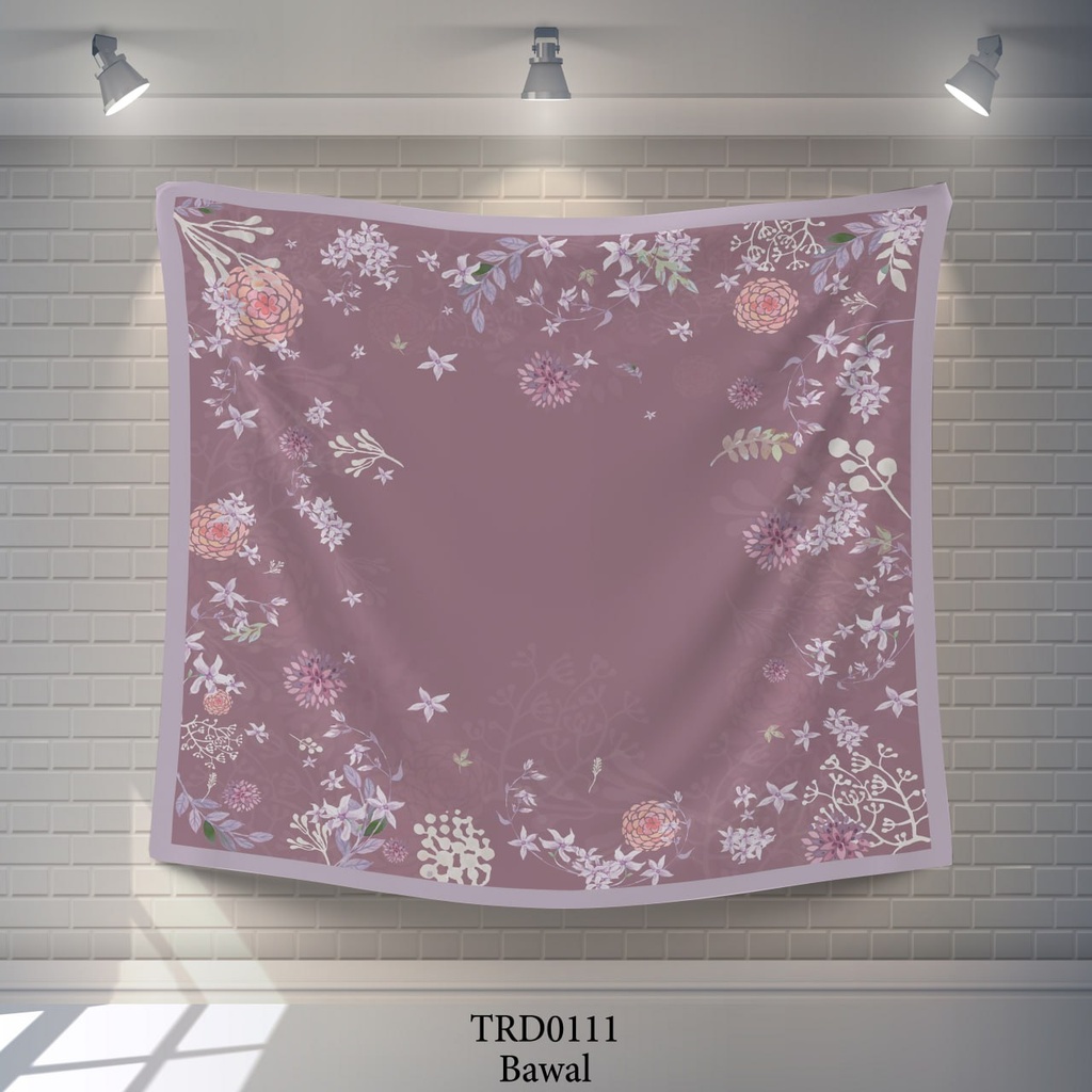 Tudung Bawal (Square Hijab) in TRD0111