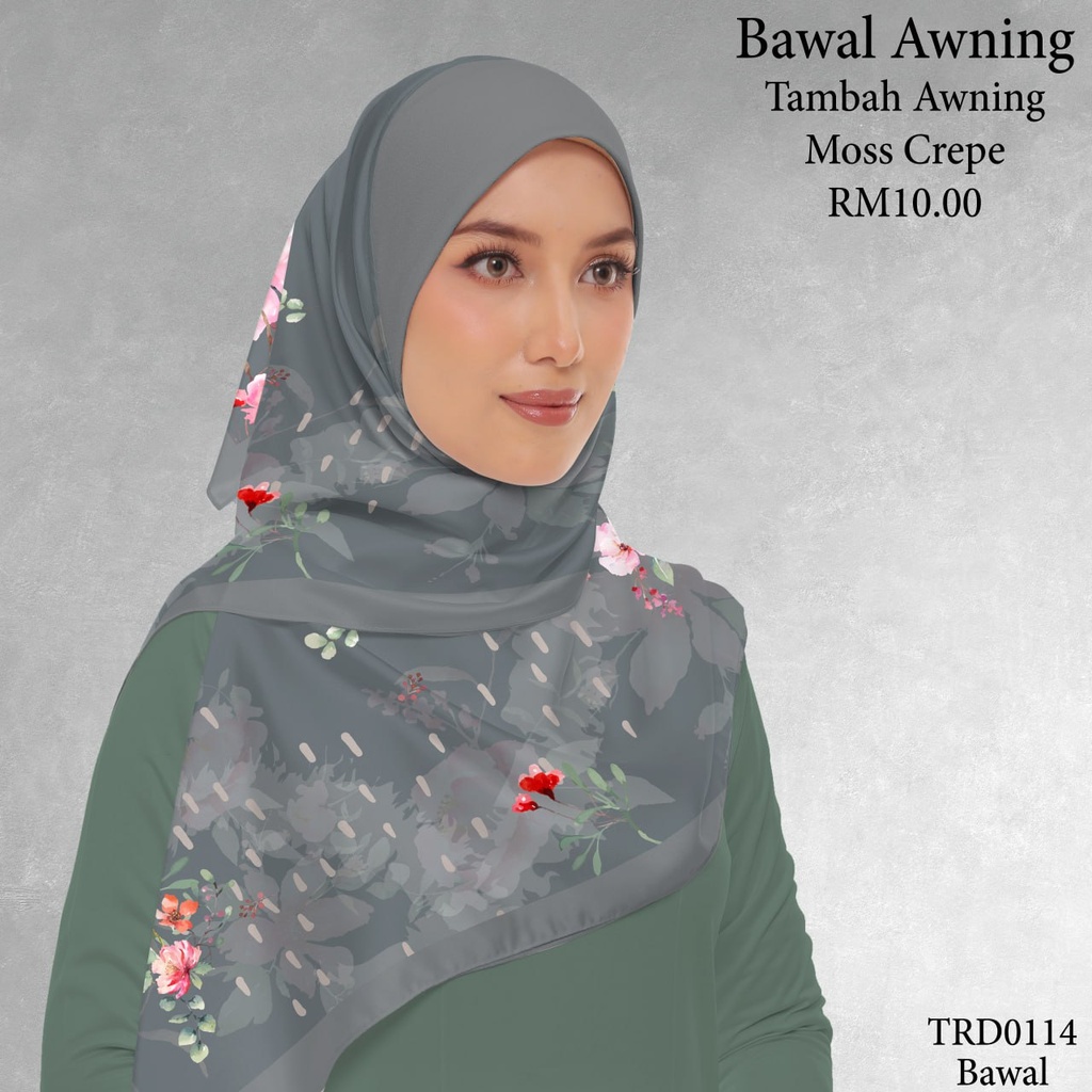 Tudung Bawal (Square Hijab) in TRD0114