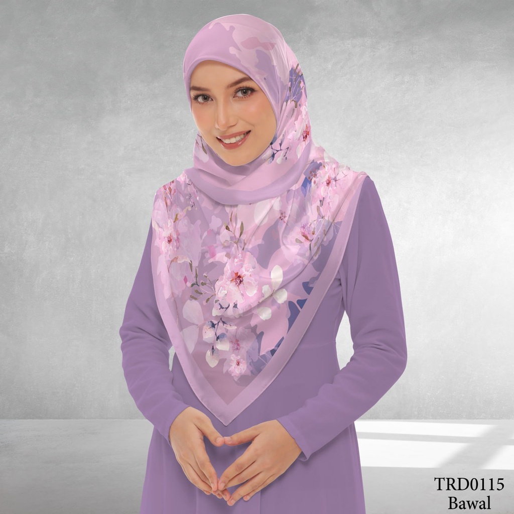 Tudung Bawal (Square Hijab) in TRD0115