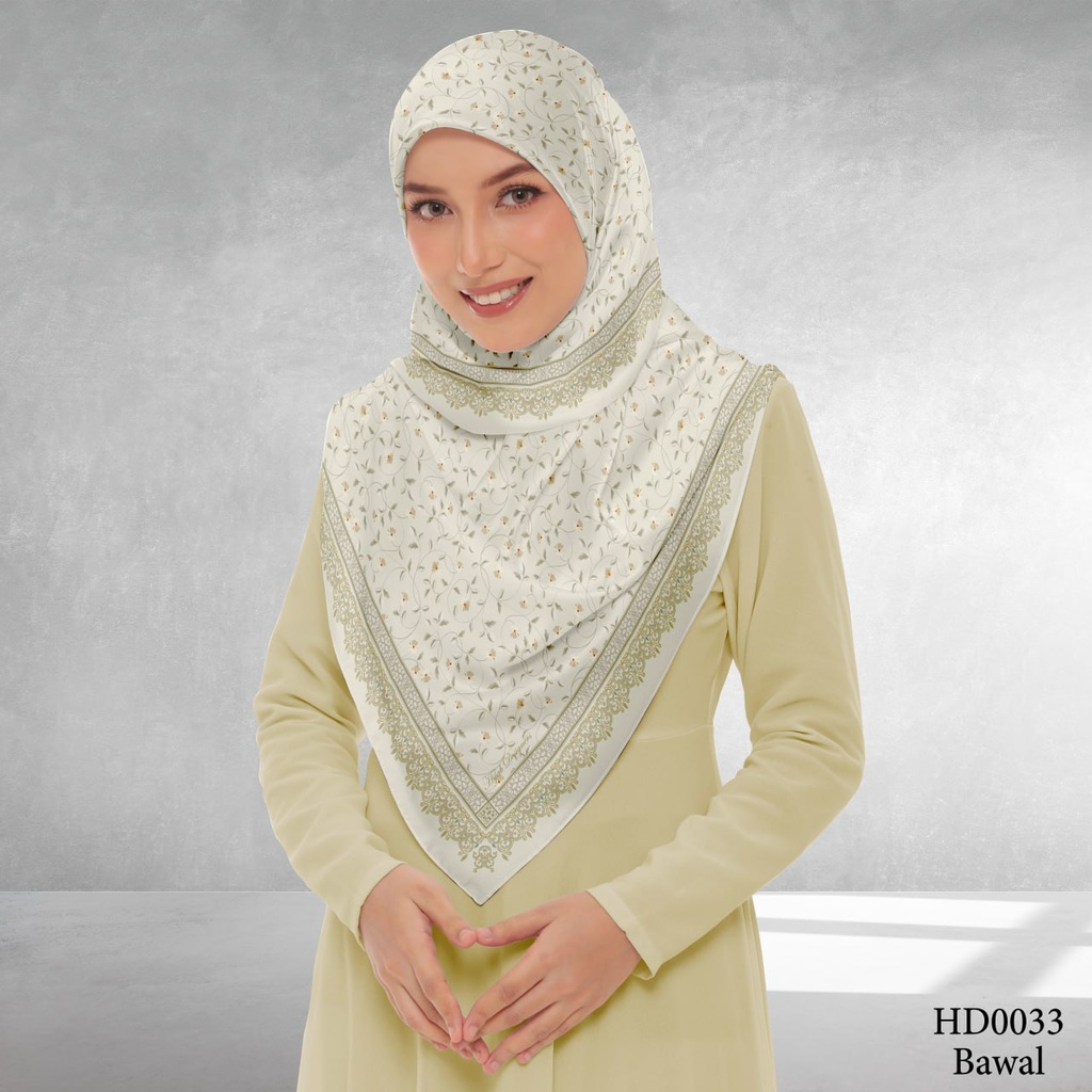 Tudung Bawal (Square Hijab) in HD0033