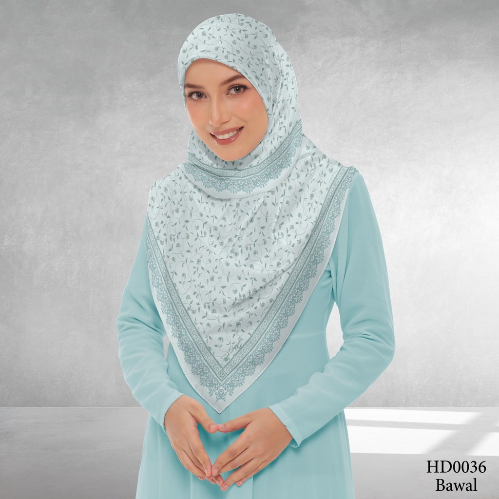 Tudung Bawal (Square Hijab) in HD0036