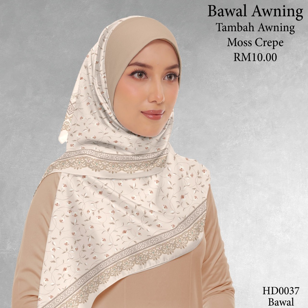 Tudung Bawal (Square Hijab) in HD0037