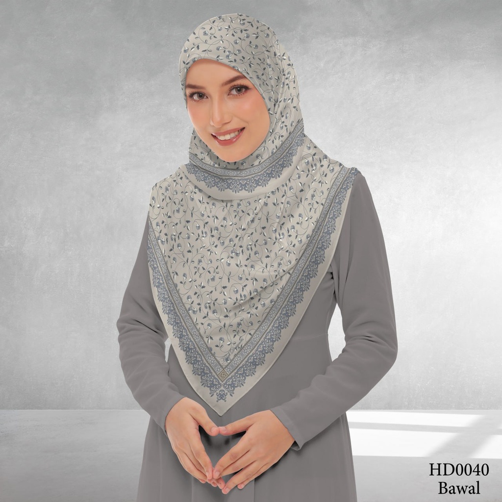 Tudung Bawal (Square Hijab) in HD0040