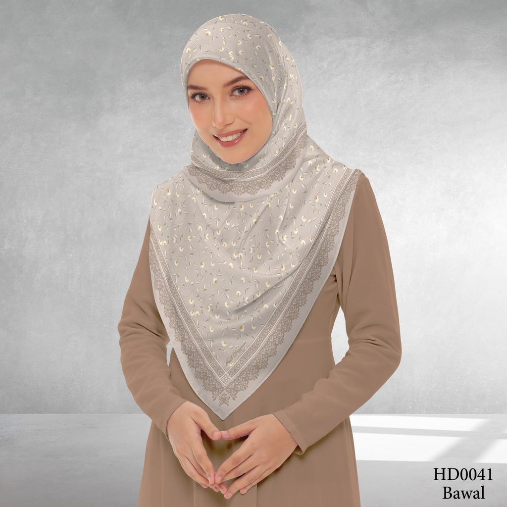 Tudung Bawal (Square Hijab) in HD0041