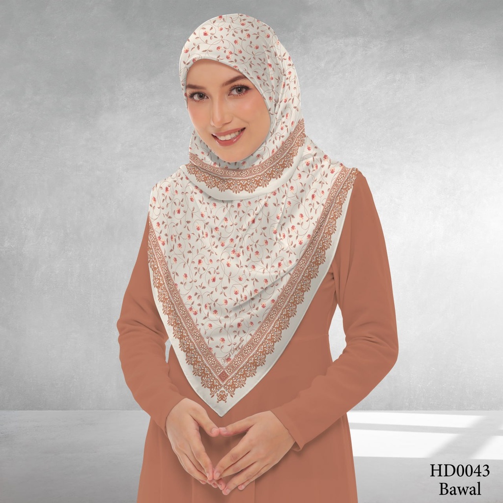 Tudung Bawal (Square Hijab) in HD0043