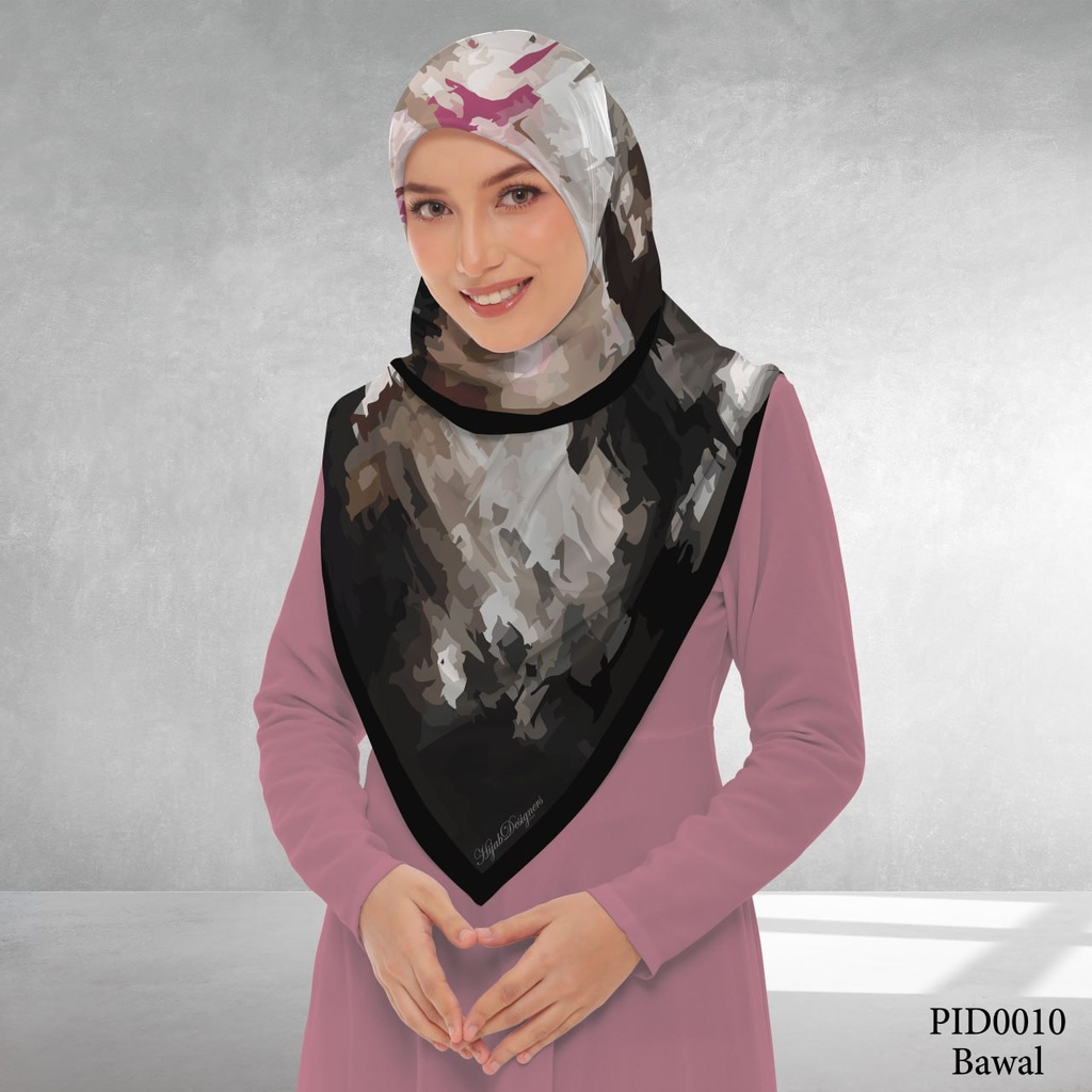 Tudung Bawal (Square Hijab) in PID0010