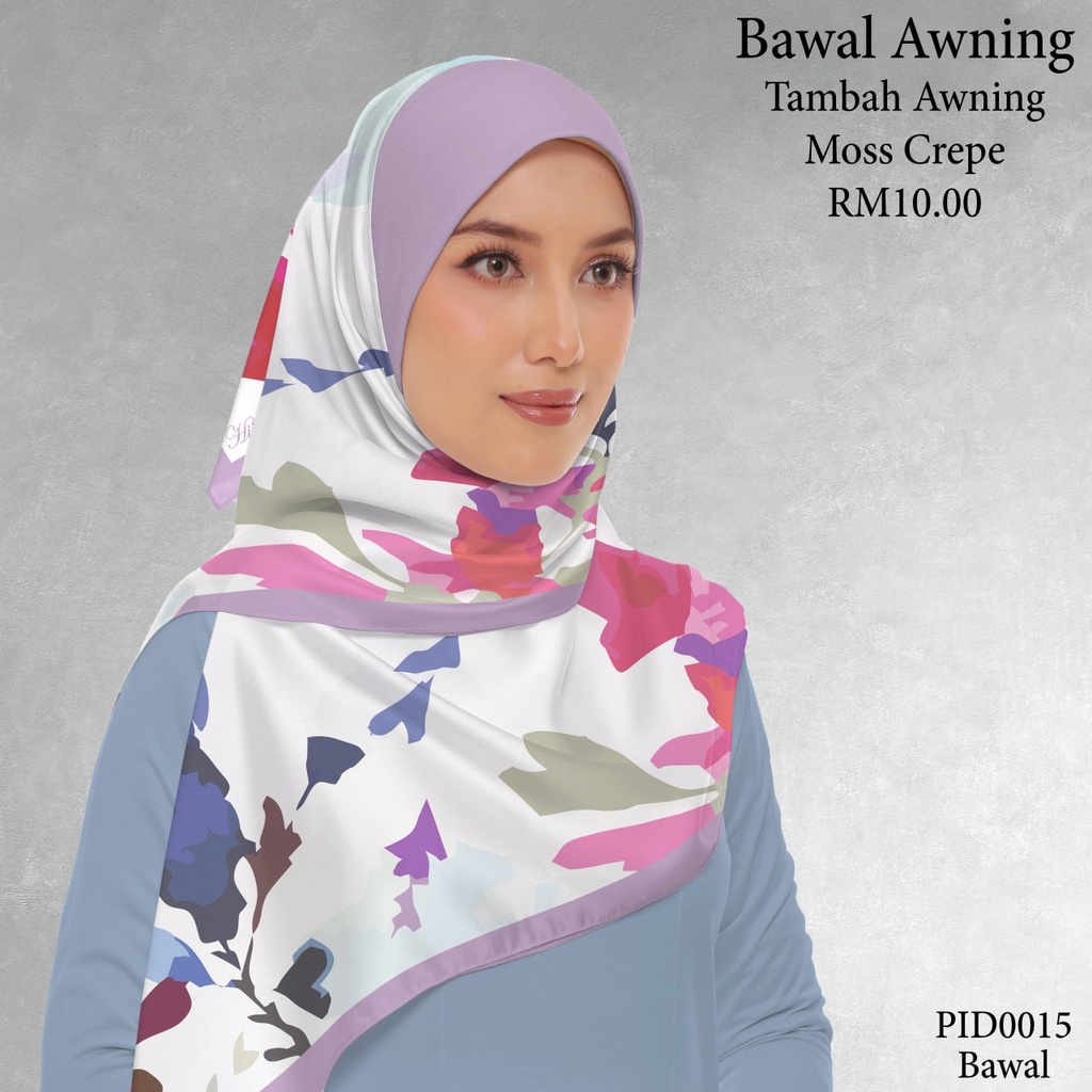 Tudung Bawal (Square Hijab) in PID0015