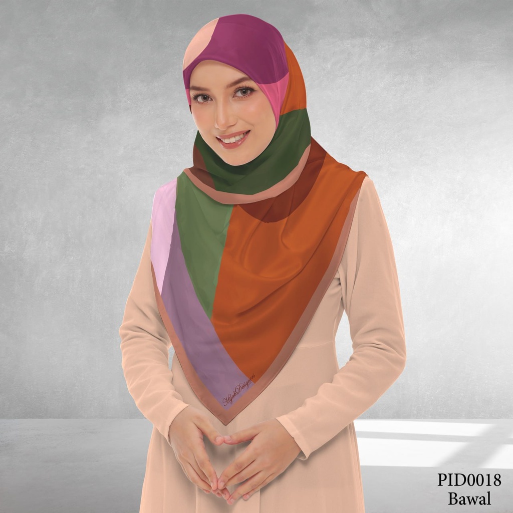 Tudung Bawal (Square Hijab) in PID0018